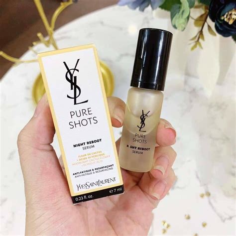 ysl pure shots night reboot serum reviews|pure shots yves saint laurent.